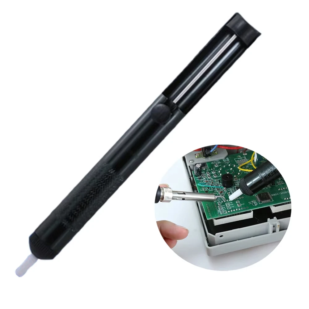 

Solder Sucker Desoldering Pump Electric Soldering Iron Auxiliary Tool Manual Desoldering Suction Pump Vacuum Pump Solder Removal