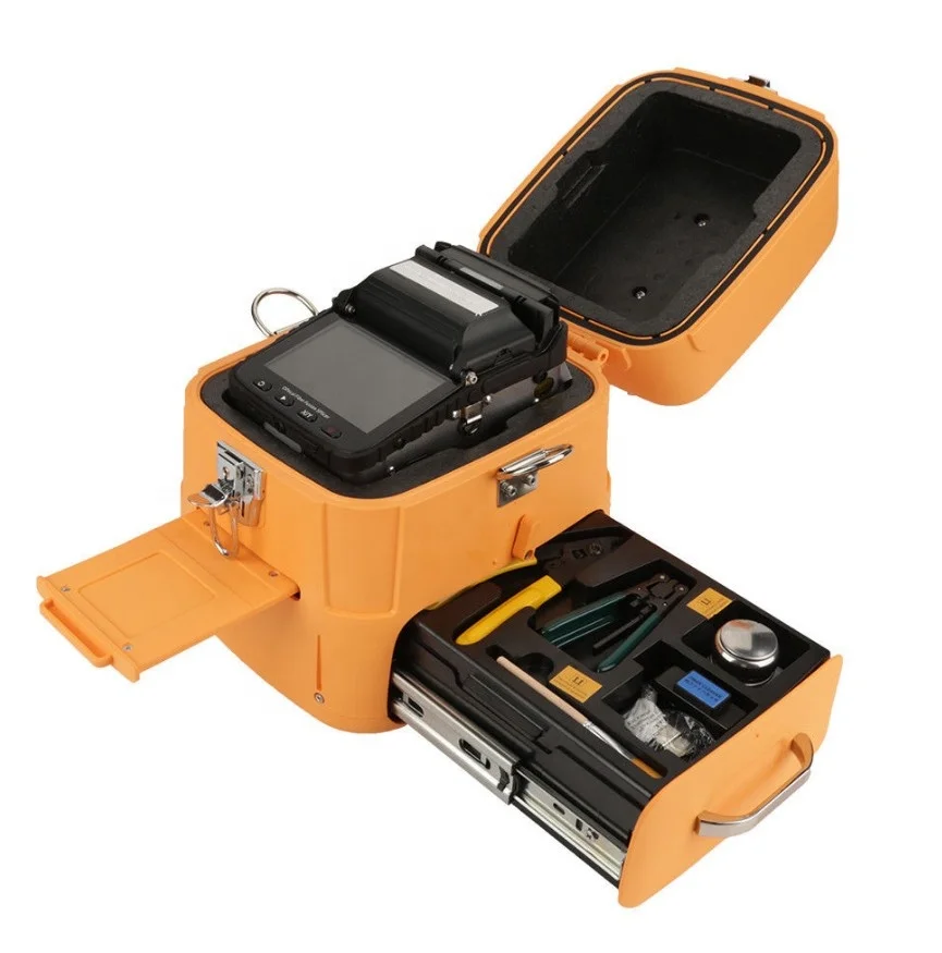 good fusion Splicer 6 motors core to core fusionadora de fibra welding Splicing machine AI-9 quality same as VIEW5 VIEW7