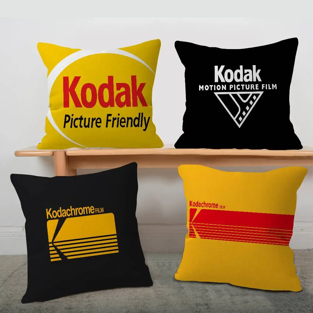 K-Kodak Retro Camera Pillow Gift Home Office Decoration Bedroom Sofa Car Cushion Cover case 45x45