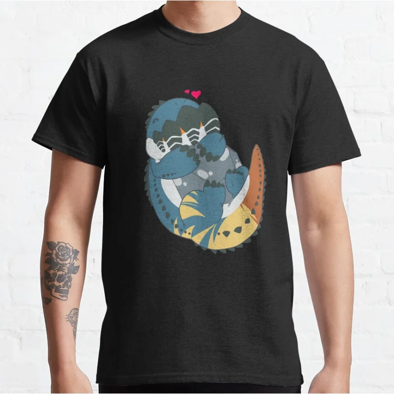 

Best good boi 80s Cute Anime Video game Monster hunter world MHW Hunting Club Graphic T Shirts large size Adult S-6XL tops