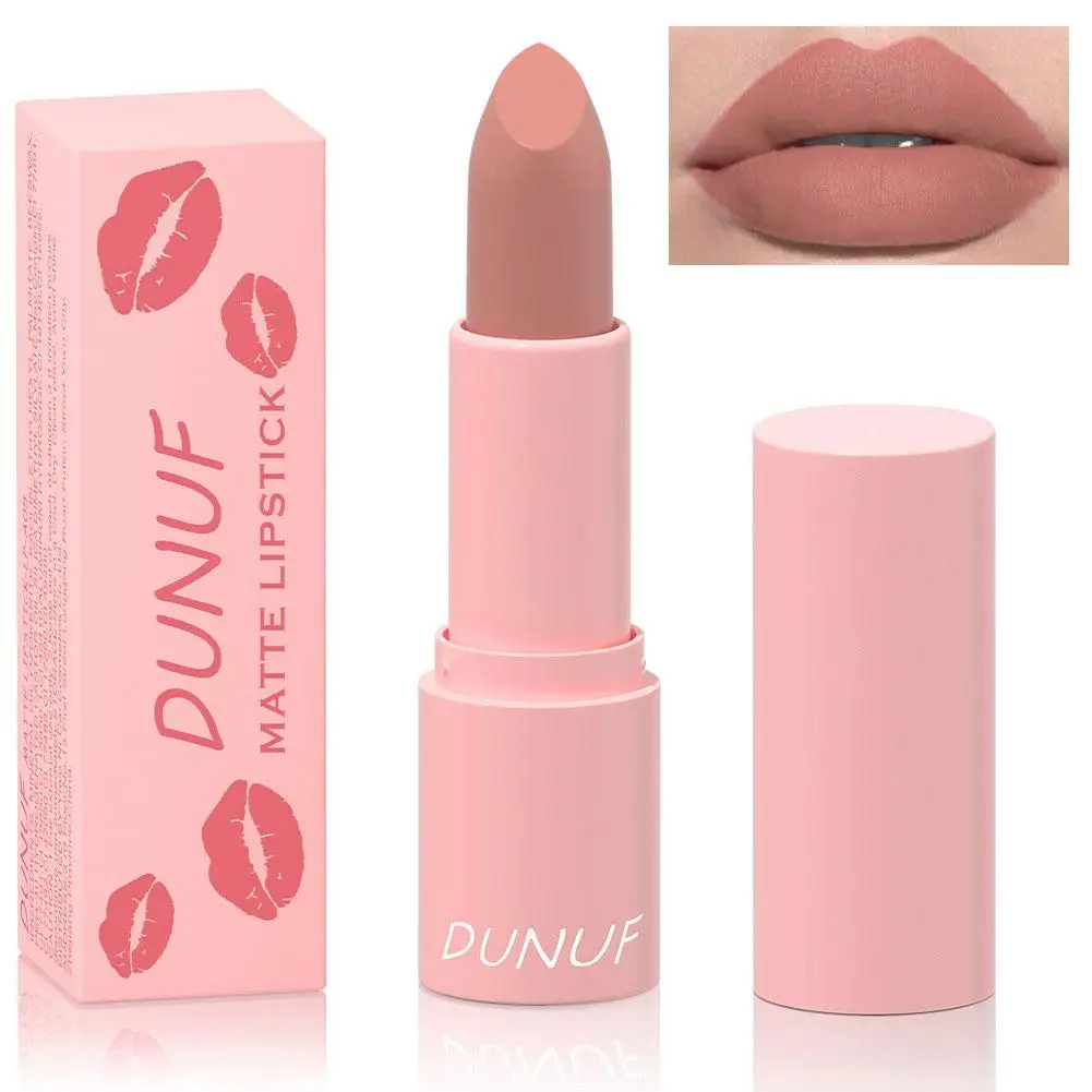 ลิปสติกเนื้อแมท12สีออกแบบมาโดยเฉพาะสำหรับผู้หญิงที่มีโทนสีผิวหลากหลาย D9i0ลิปกลอสติดทนนาน