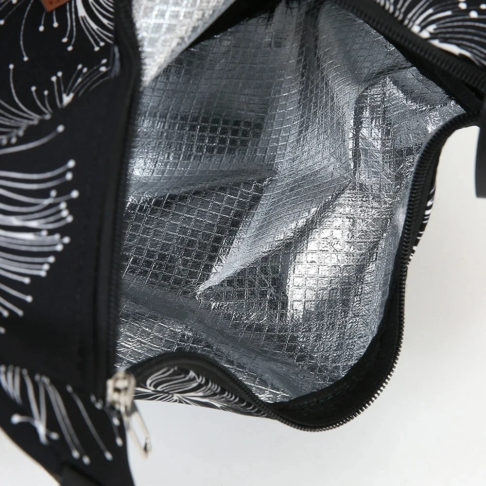 Large Thickened Fabric Lunch Bag Aluminum Foil Insulation Layer Meal Box Storage Bag for Work Portable Food Container Bag