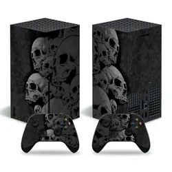 for xbox series X Skin sticker Red skull Design Decal Cover pvc skins for xbox series X vinyl sticker for xbox series X