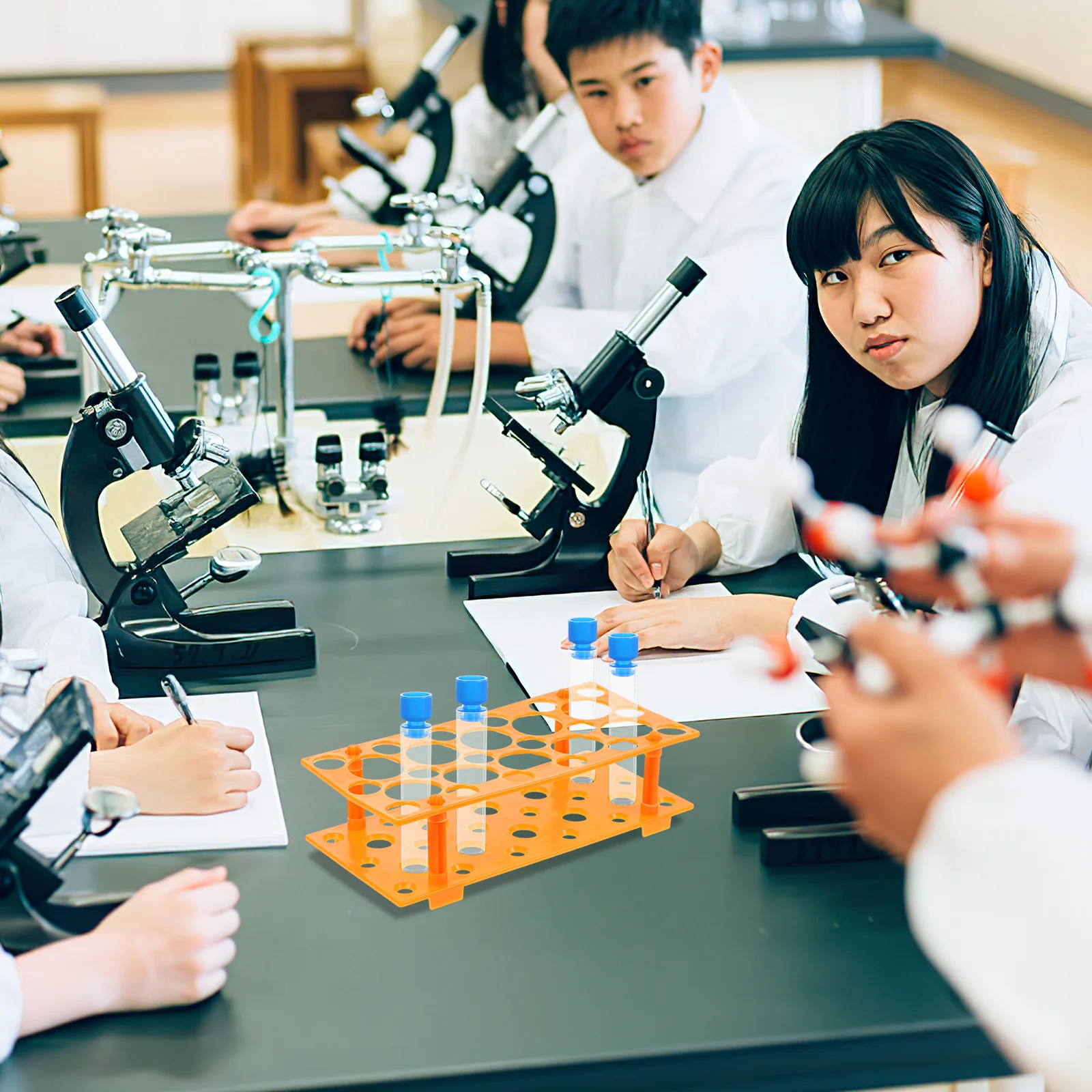 

26Hole Tube Rack Lab Test Tube Holder For 50Ml 15Ml 10Ml Tubes Durable Pp Material Storage Organizer Stand Container