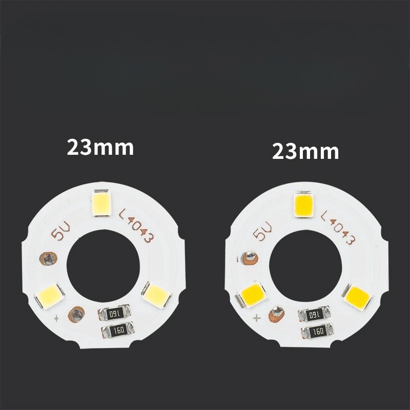 10pcs Low Voltage 5V LED Light Source 23mm