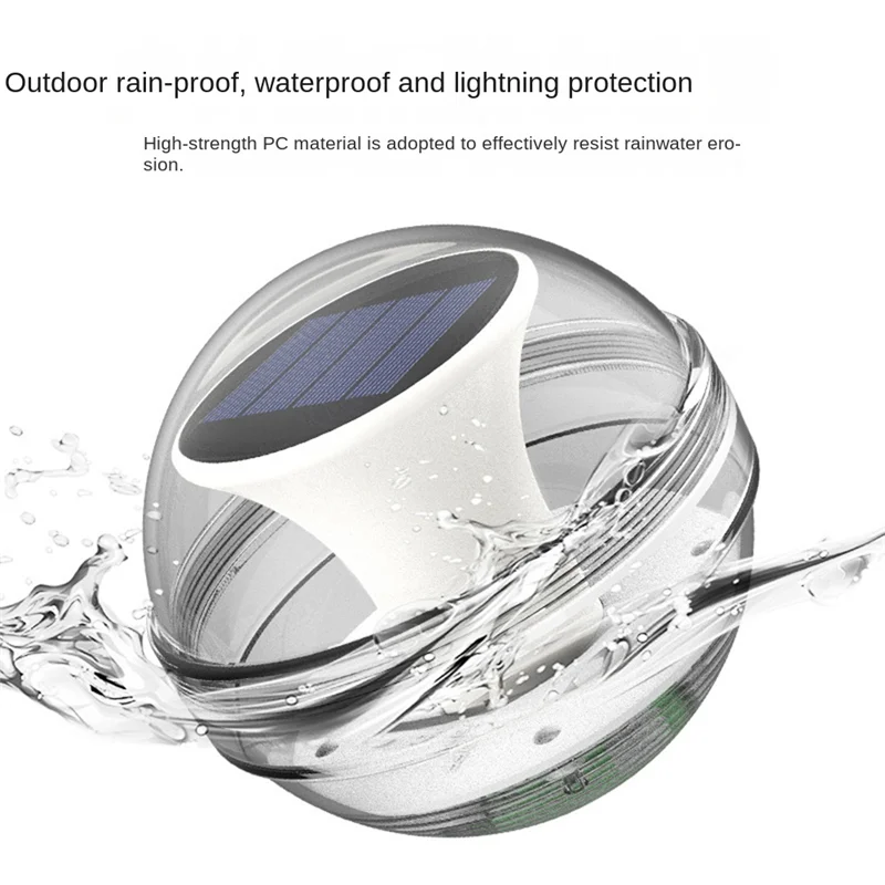 AF90-1 PCS LED Lampada solare galleggiante Lampada da piscina impermeabile Cambia colore Decorazione da giardino Luci da prato per laghetto fontana