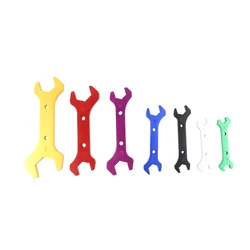 An Aluminum Wrench Hose Fitting Tool Aluminum Spanner Double Ended An3 AN4 AN6 AN8 AN10 AN12 AN16 AN20(7pcs/Set)