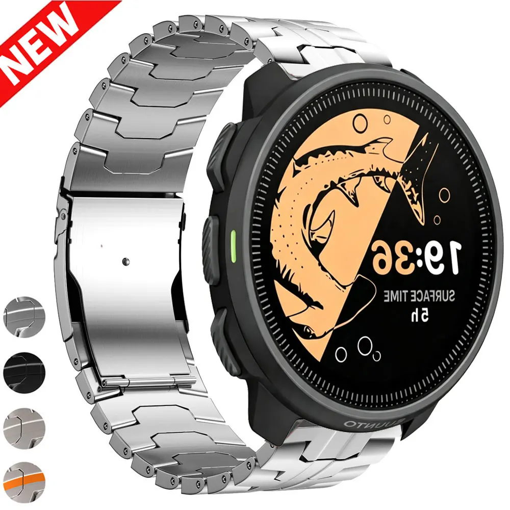 22mm Stainless Steel Strap For HAYLOU Watch Hyper/Faro/Ultra/Solar 5 Business Band For Haylou Watch 3 4S/RS5 Metal Bracelet