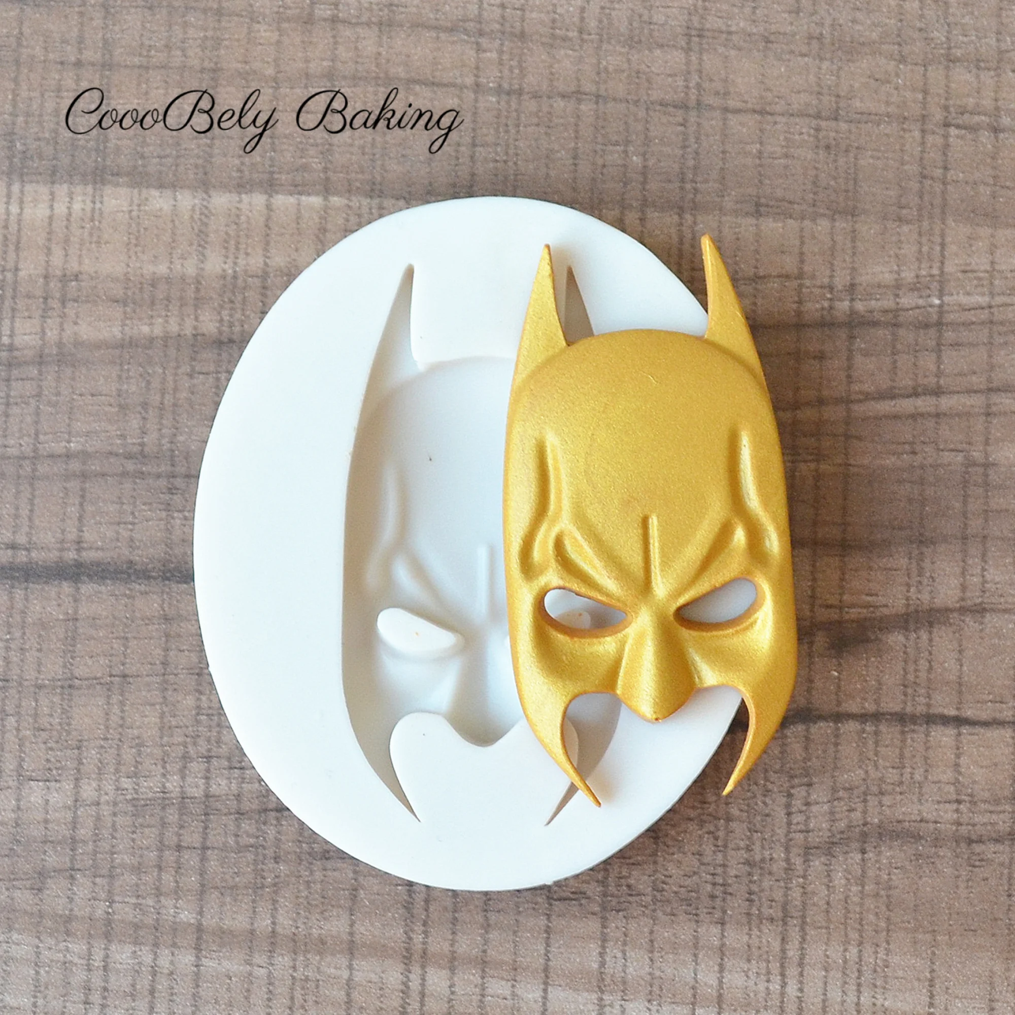 Super Hero Silicone Molds 3D DIY Fashion Mask Fondant Cake Molds Cake Decorating Tools Pastry Kitchen Baking Accessories  M351