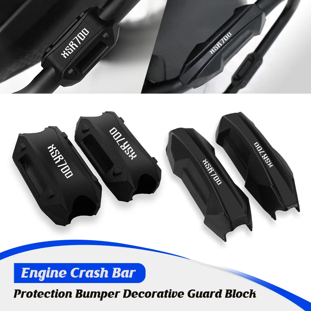 

Motorcycle 25mm Bumper Engine Guard Protector Block Crash Bar Decorative For Yamaha XSR700 XSR 700 2015 2016 2017 2018