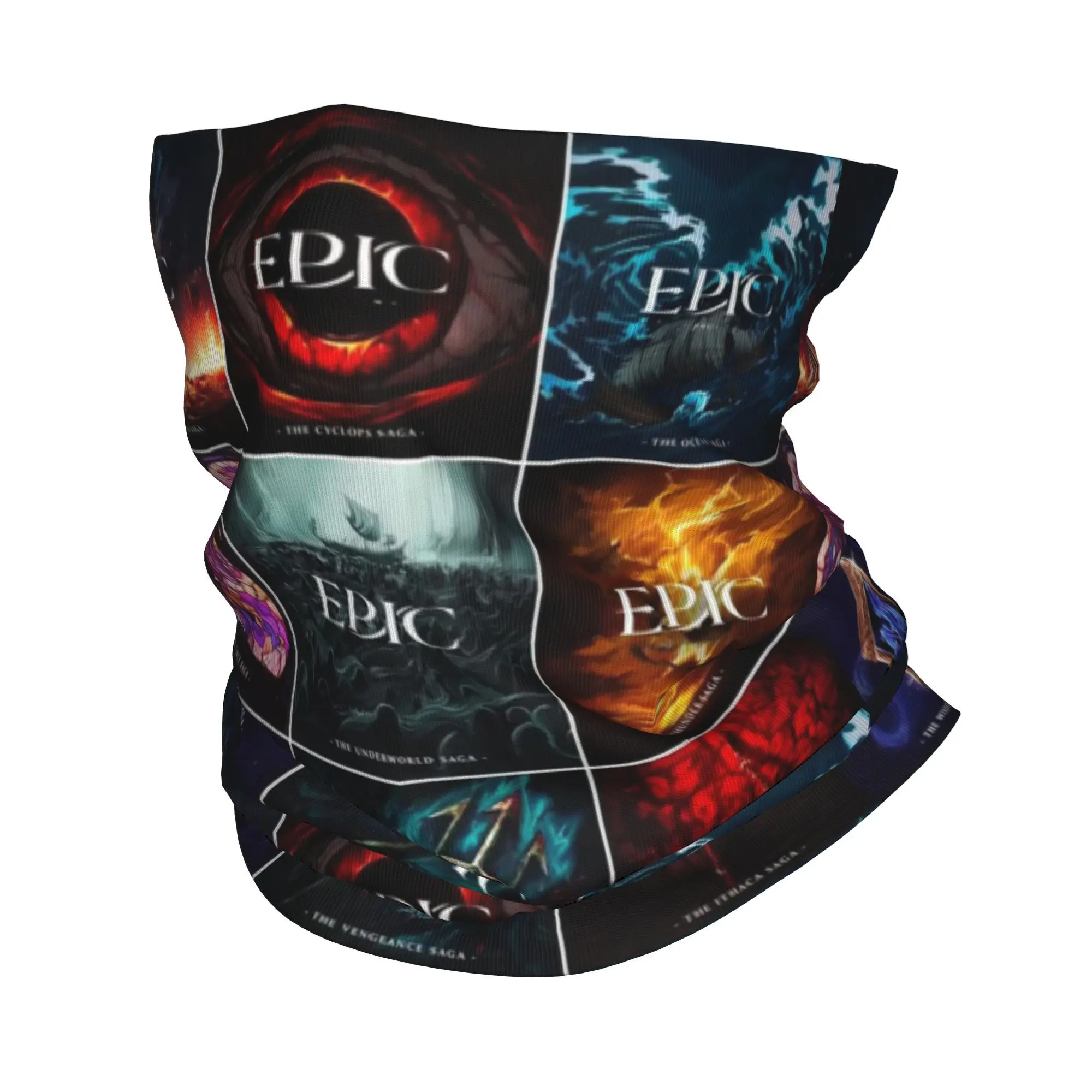 Epic the Musical Saga Covers Bandana Neck Gaiter Printed Face Scarf Warm Headband Riding For Men Women Adult All Season