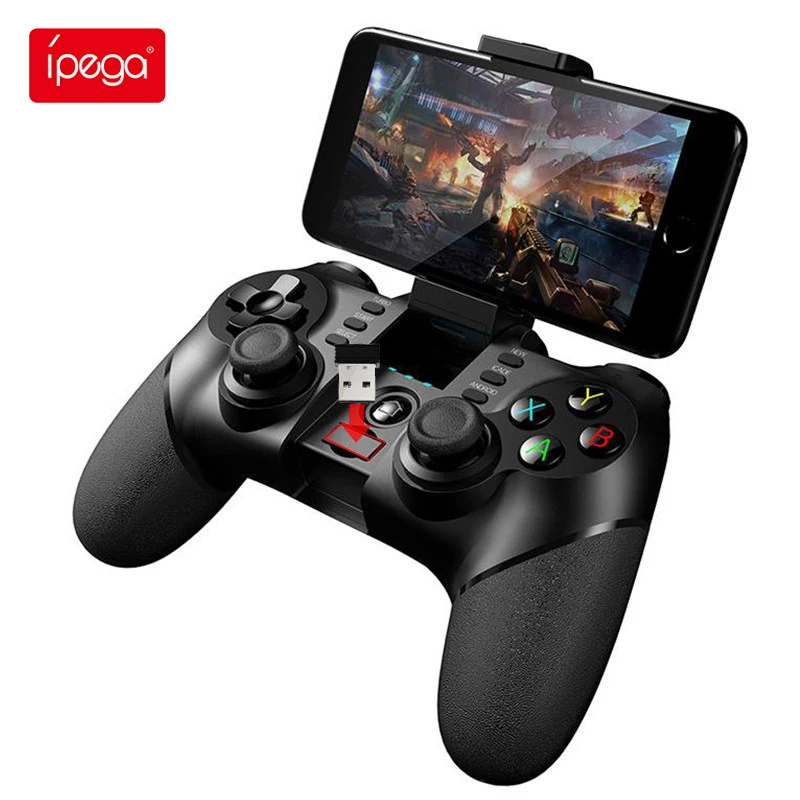 

Ipega PG-9076 Bluetooth 2.4G Wireless Game Console Controller Mobile Trigger Gaming Handle Joystick for Android TV PC P3