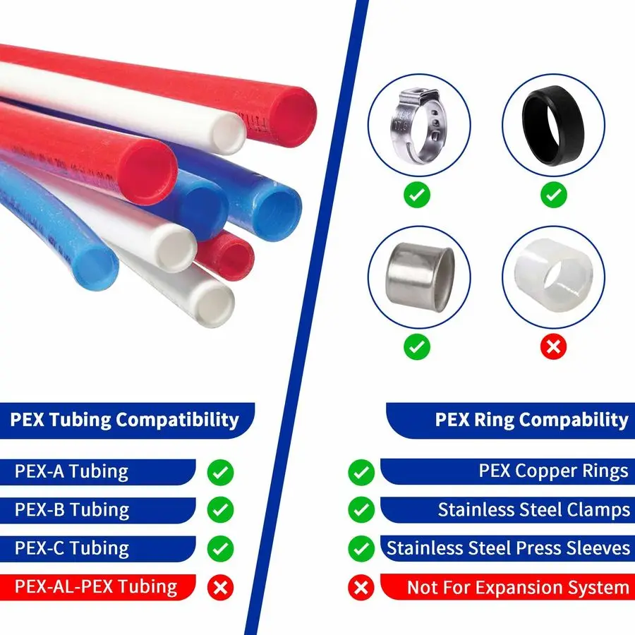 Pack Pex Fittings 1 2 Inch Assortment Lot Kit Brass Crimp Connector Brass AP1 2Coupling20Tee20 Elbow20