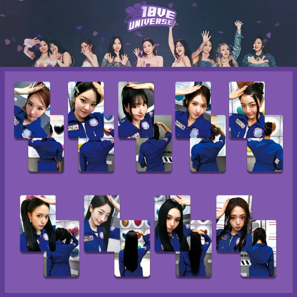 9枚入り 新品 KPOP 10周年記念 韓国ポップミュージックグループ コレクションカード イム・ナ・ヨン サナ ツユ ミナ 誕生日テーマパーティー スモールカード