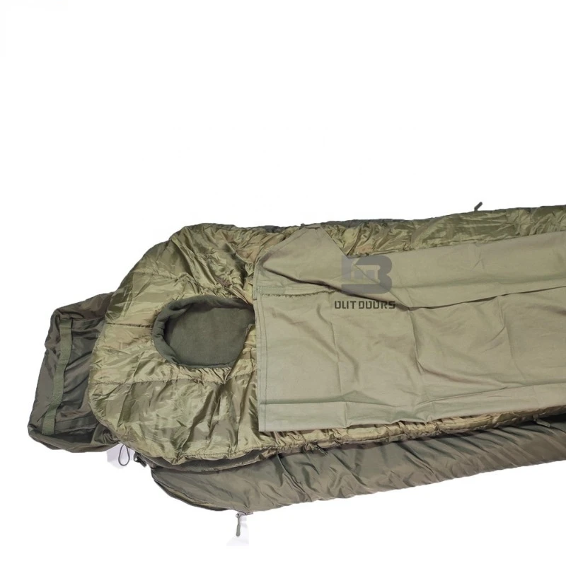 Super Warming -20c Waterproof Sleeping Bag Adult Extremely Low Temperature Winter Sleeping Bag 3 In 1 Fleece Sleeping Bag