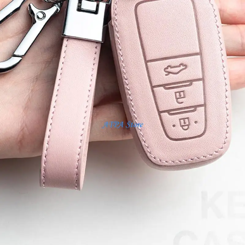 

U13C Car for Key for Case Cover for Remote Control 3D Leather for Protection for For Prius CHR for Prado Aven