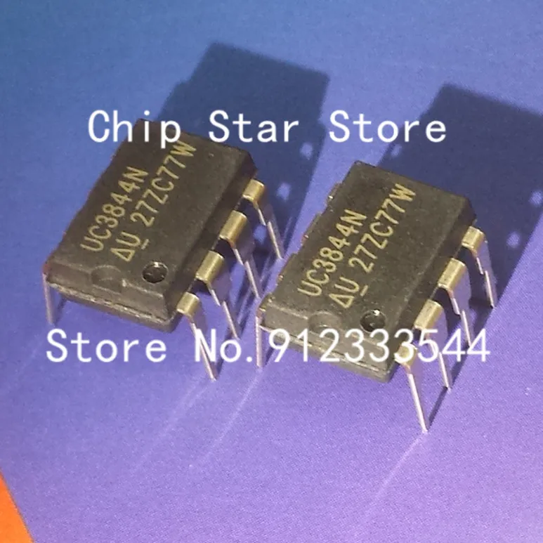 5pcs/Lot UC3844N 3844 DIP8 PWM Controller 30V-10V supply 450 kHz 100%New And Original