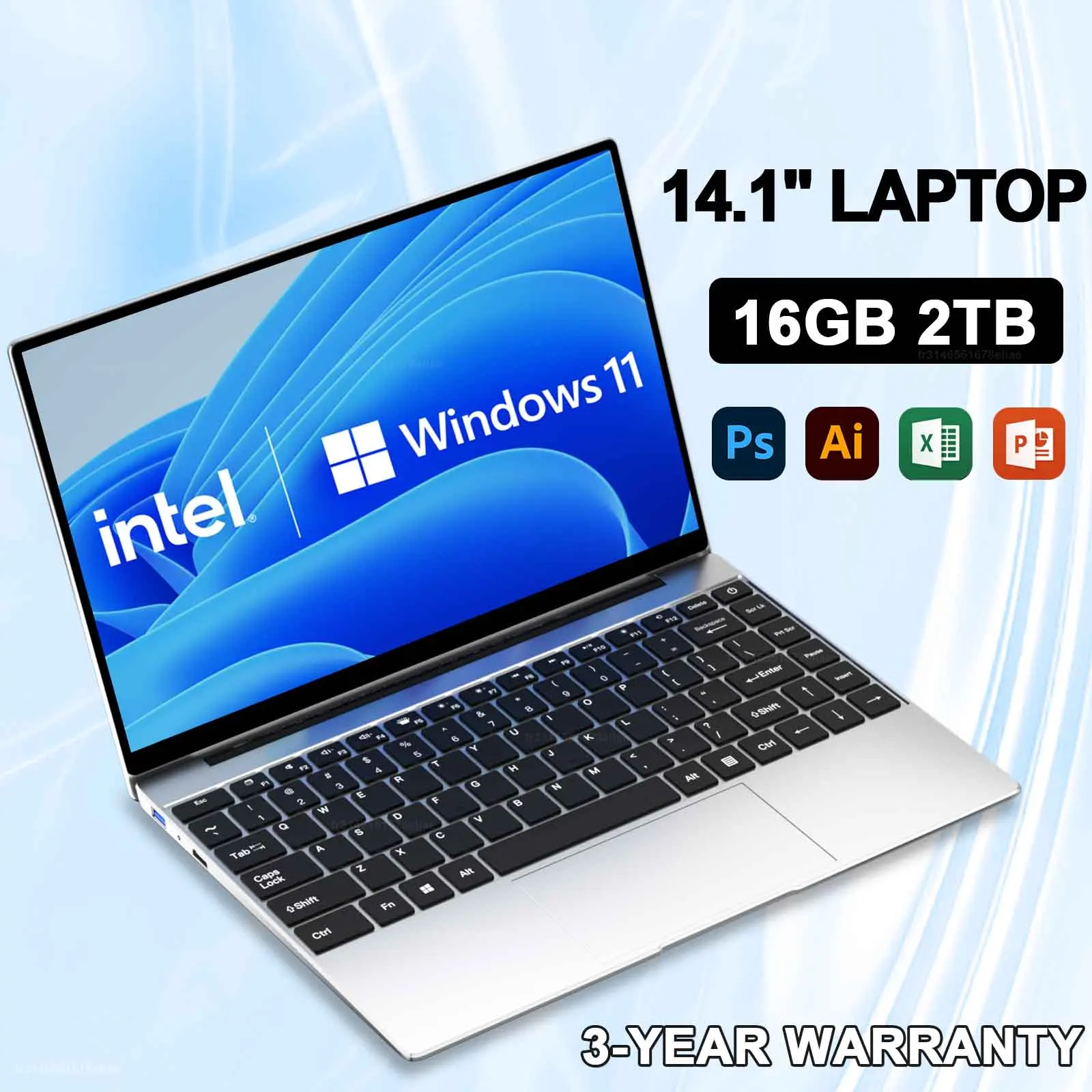 لينو 14.1 بوصة كمبيوتر محمول فائق النحافة ويندوز 11 16 جيجابايت رام 2 تيرا بايت SSD إنتل N3700 ألعاب الكمبيوتر المحمول 1920*1080 عرض مكتب دراسة الكمبيوتر