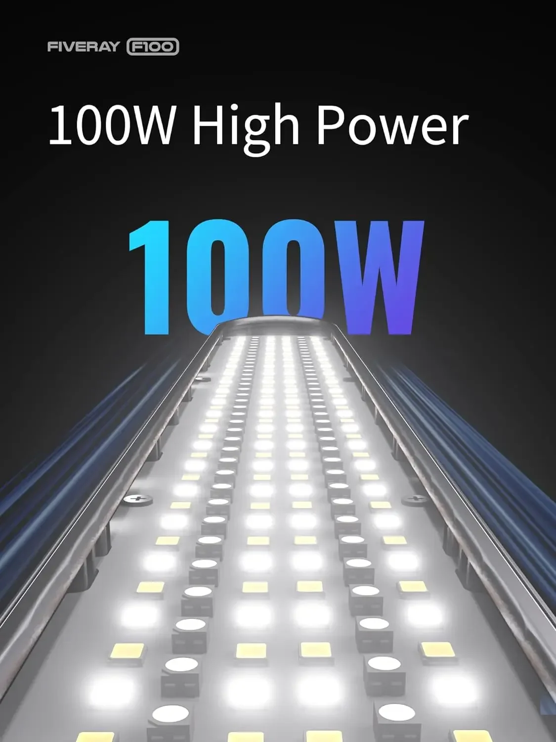 

NEW Zhiyun FIVERAY F100 100W Light Stick Continuous Output Lighting,Black, 1 Count