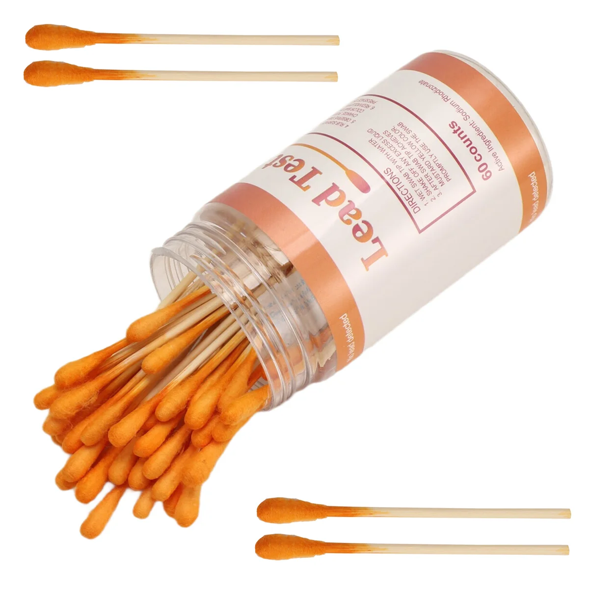 AB51 Lead Paint Test Swabs Kit: 60-teiliges Lead Test Kit Swabs, Home Lead Test Kit, Lead Check Swabs, Lead Testing