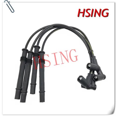 Imagen 1 del producto Juego de cables de bujía de encendido, compatible con Renault Clio, Twingo II, Dacia Logan, 1.2L, N ° de pieza 8200713680, 224404659R, 2448800QAA