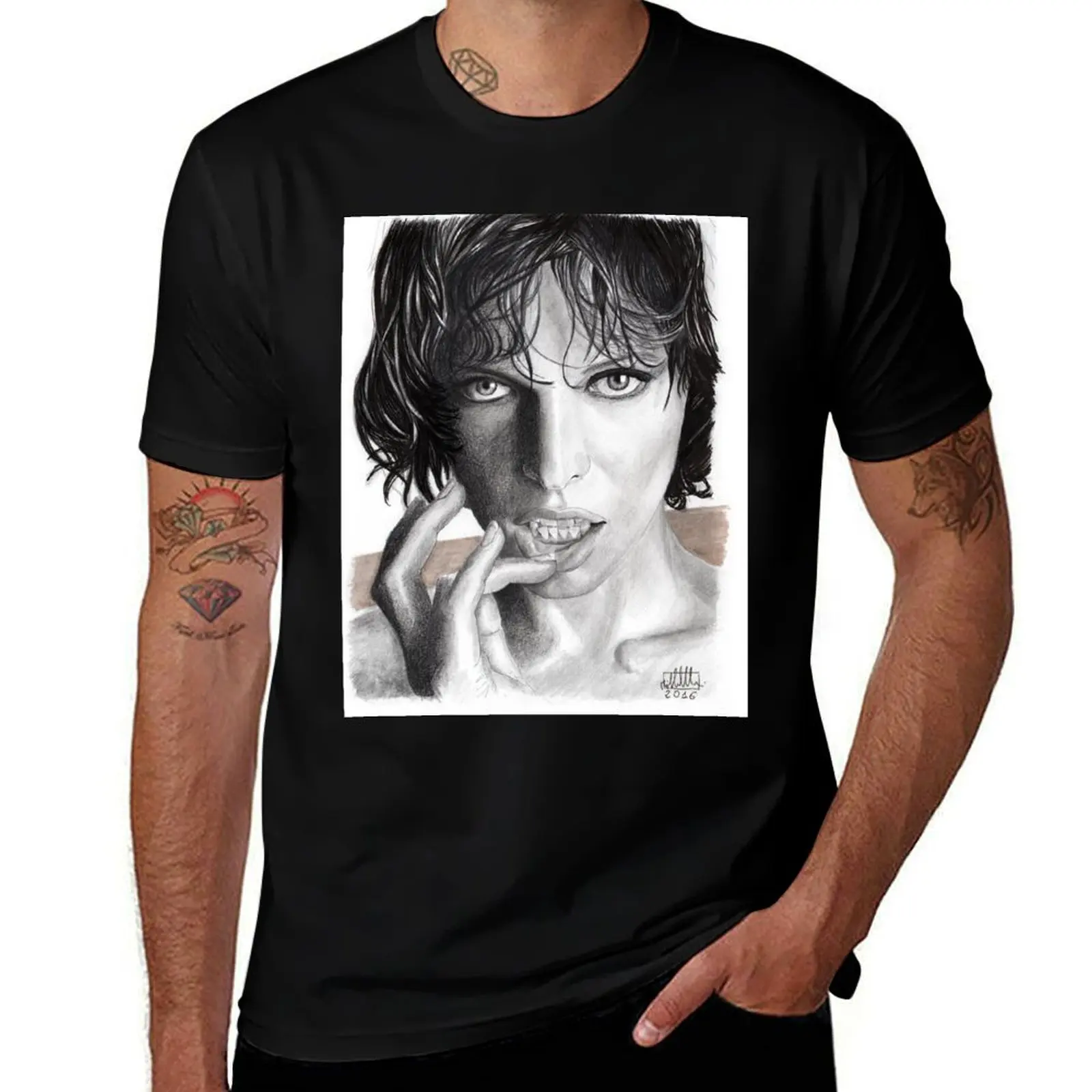 Milla Jovovich - look into my eyes T-Shirt graphic shirts customizeds aesthetic clothes sports fans mens clothes