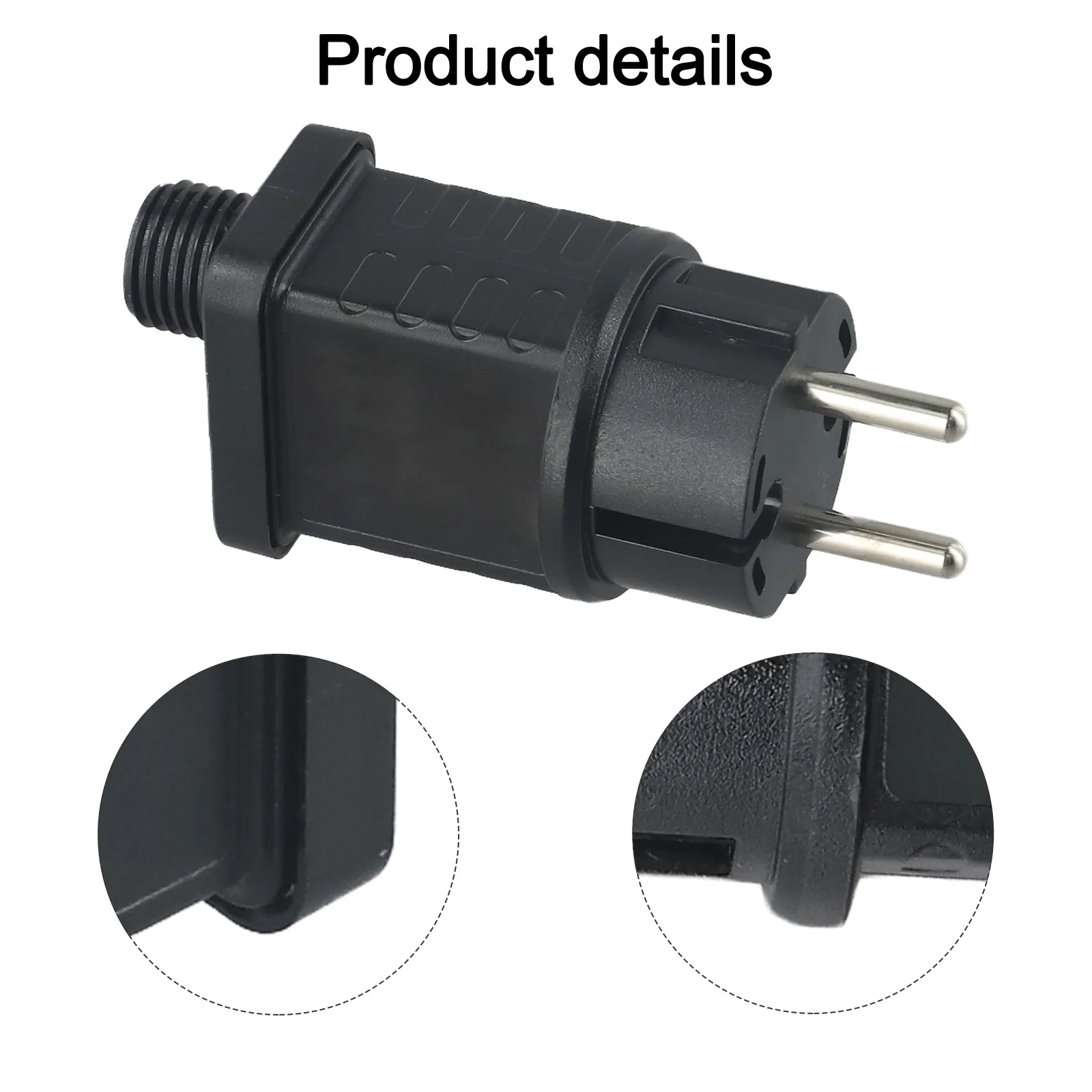 For Christmas Lights Fairy Lights -Plug Transformer Timer -Plug Christmas Decoration Black Stable Operation Waterproof IP44
