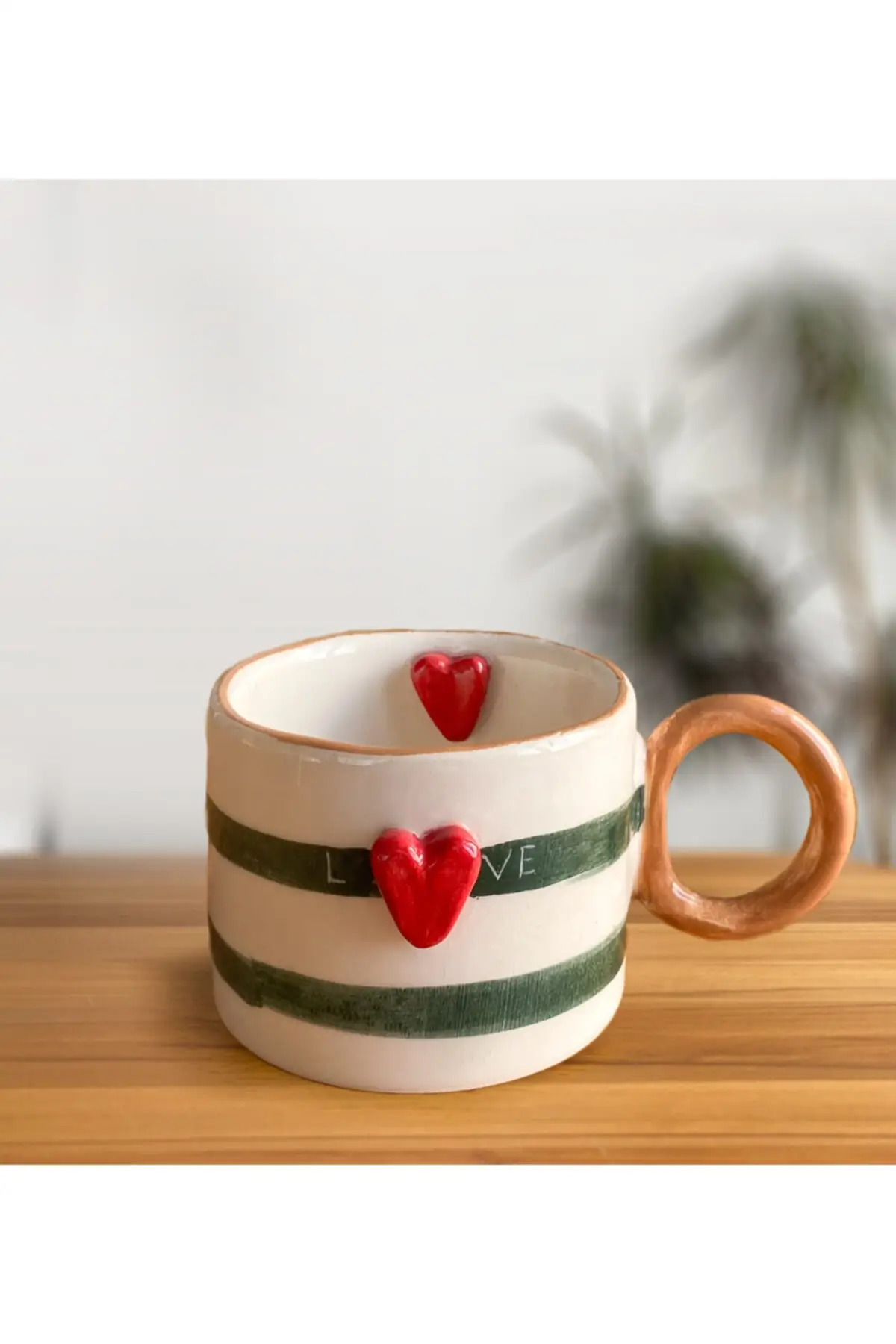 DOLBOVI 2-piece handmade love'landhouse ceramic coffee cup set