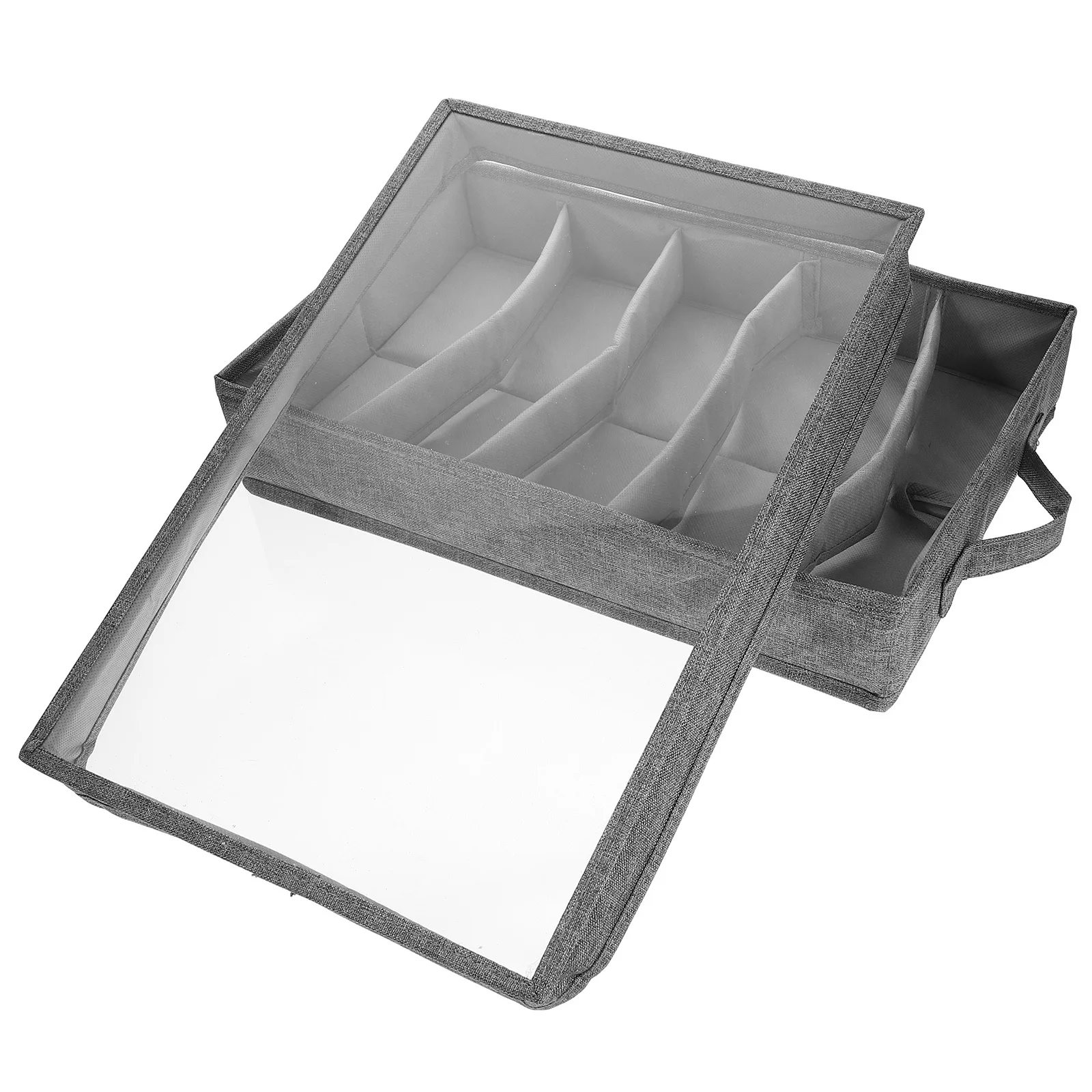 

Cutlery Storage Box Detachable Foldable Design Portable Silverware Organizer Multi-Compartment Utensil Holder Kitchen