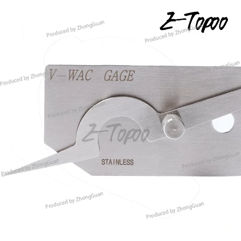 V-WAC Type, Weld Depth Inspection Ruler, Undercut Ruler, Weld Undercut Ruler, Undercut Depth Ruler