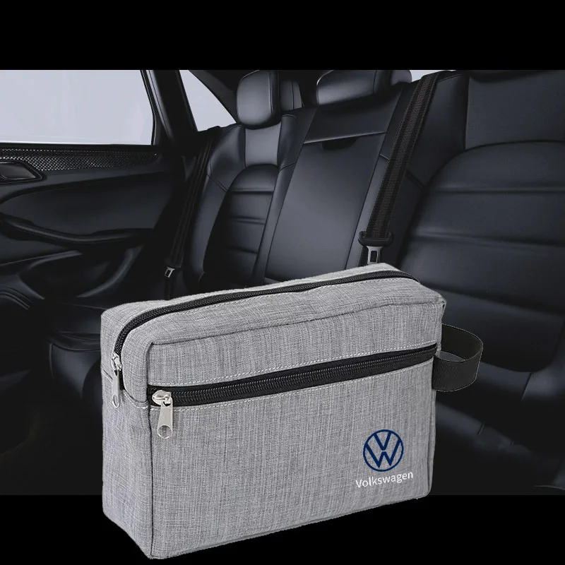 

Car Portable USB Charger Plug Car keys driver's license Storage Bag For VW Sharan Passat Caddy Touran Tiguan Auto Accessories