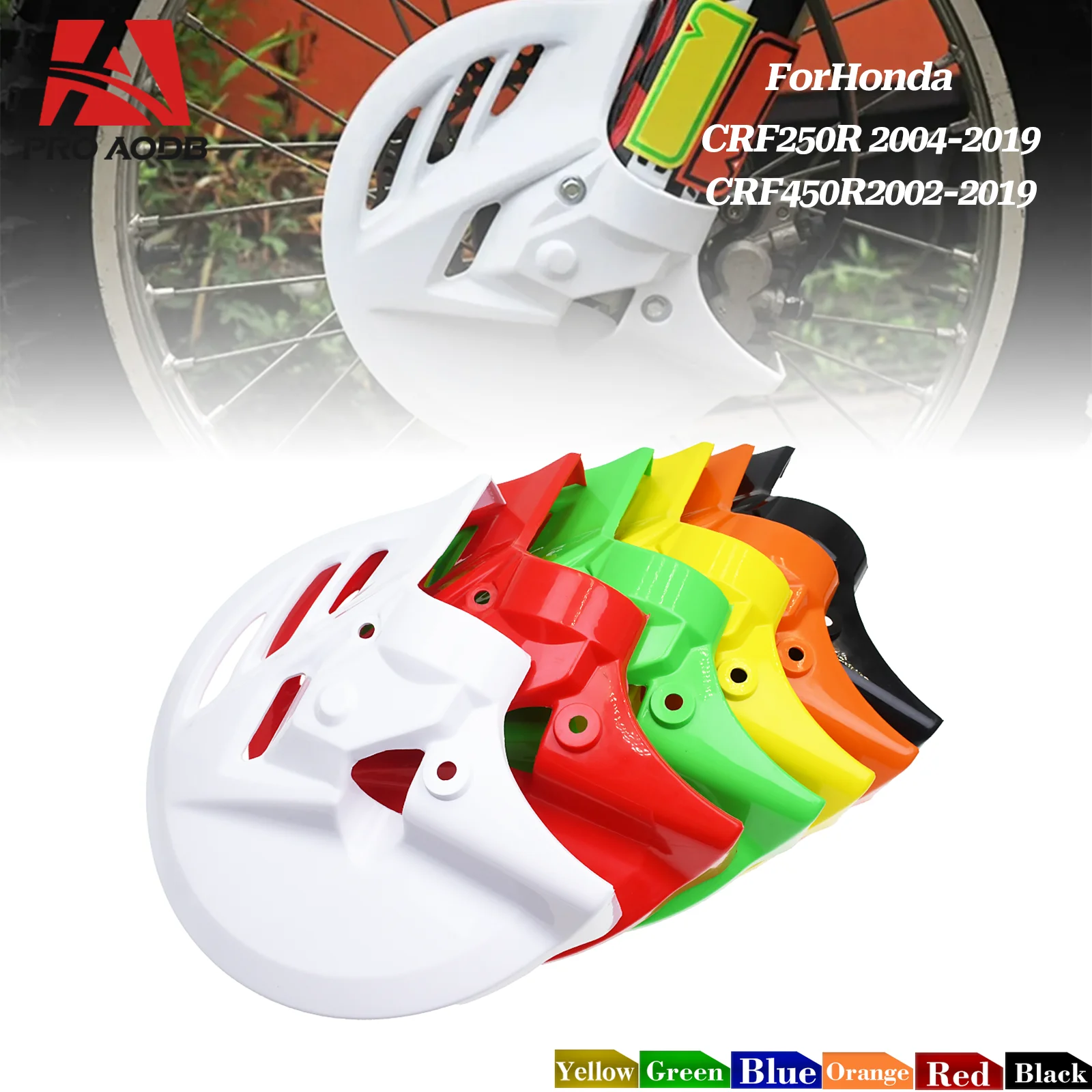 Motorcycle 270mm Front Brake Disc Protection Cover For Honda CRF 250R 250RX 250X 450L 450R 450RWE 450RX 450X For Kayo T4 T6