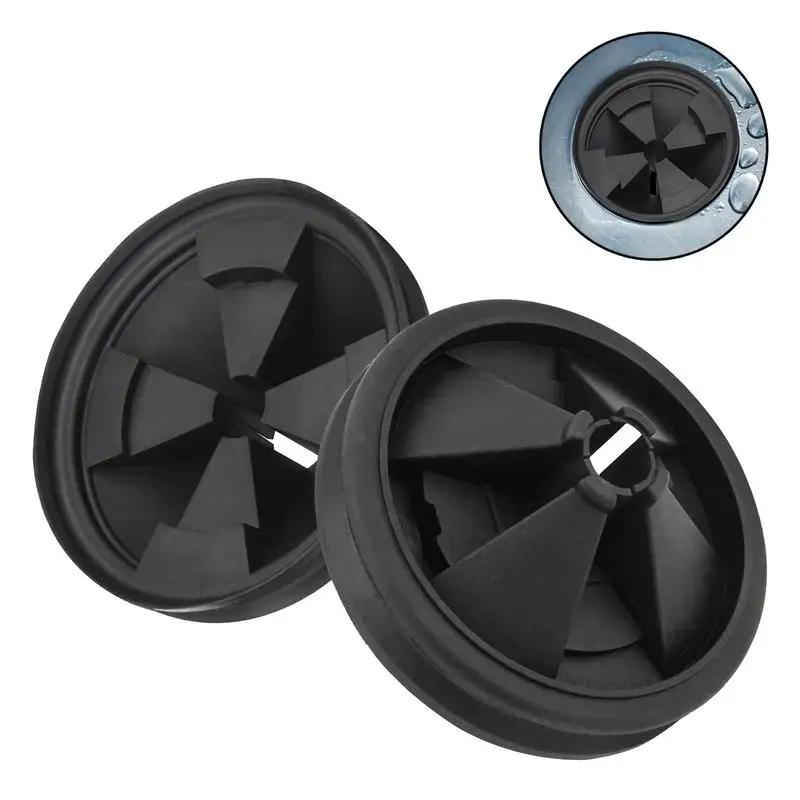 حلقة غطاء التخلص من القمامة سبلاش الحرس سدادة القمامة الأسود المطاط بالوعة يربك ل Insinkerator أداة تقليل الضوضاء