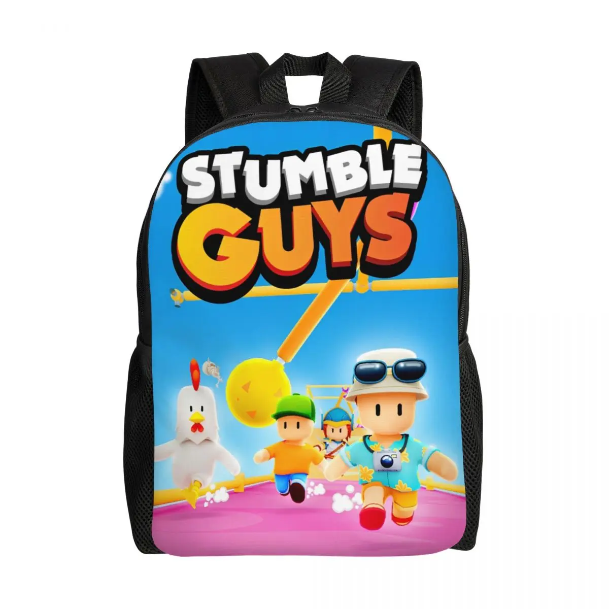 Kid's Stumble Guy Funny Game Backpack Preschool Kindergarten School Bags for Girls and Boys