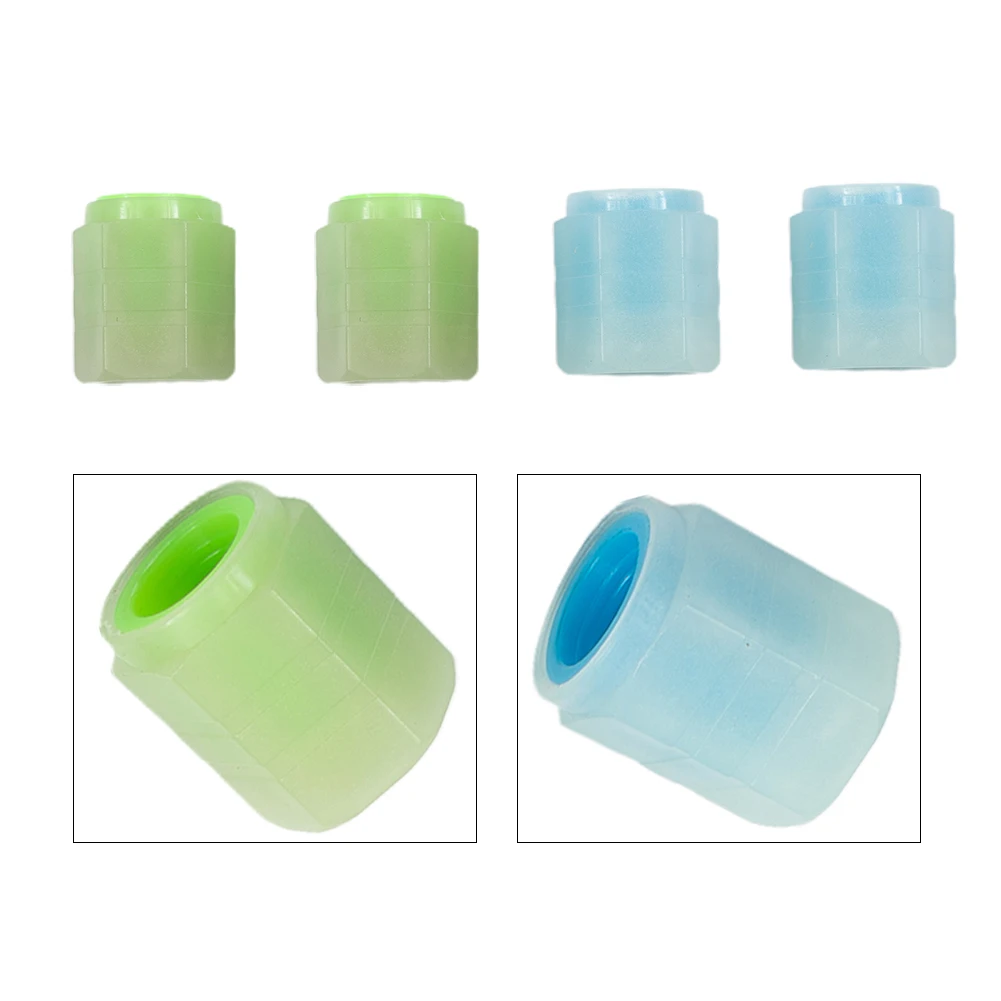 High Quality 2022 New Tire Valve Cap Car Tyre Rim Stem Cover 4pcs Luminous Motorcycle Auto Bike Accessories Decorative