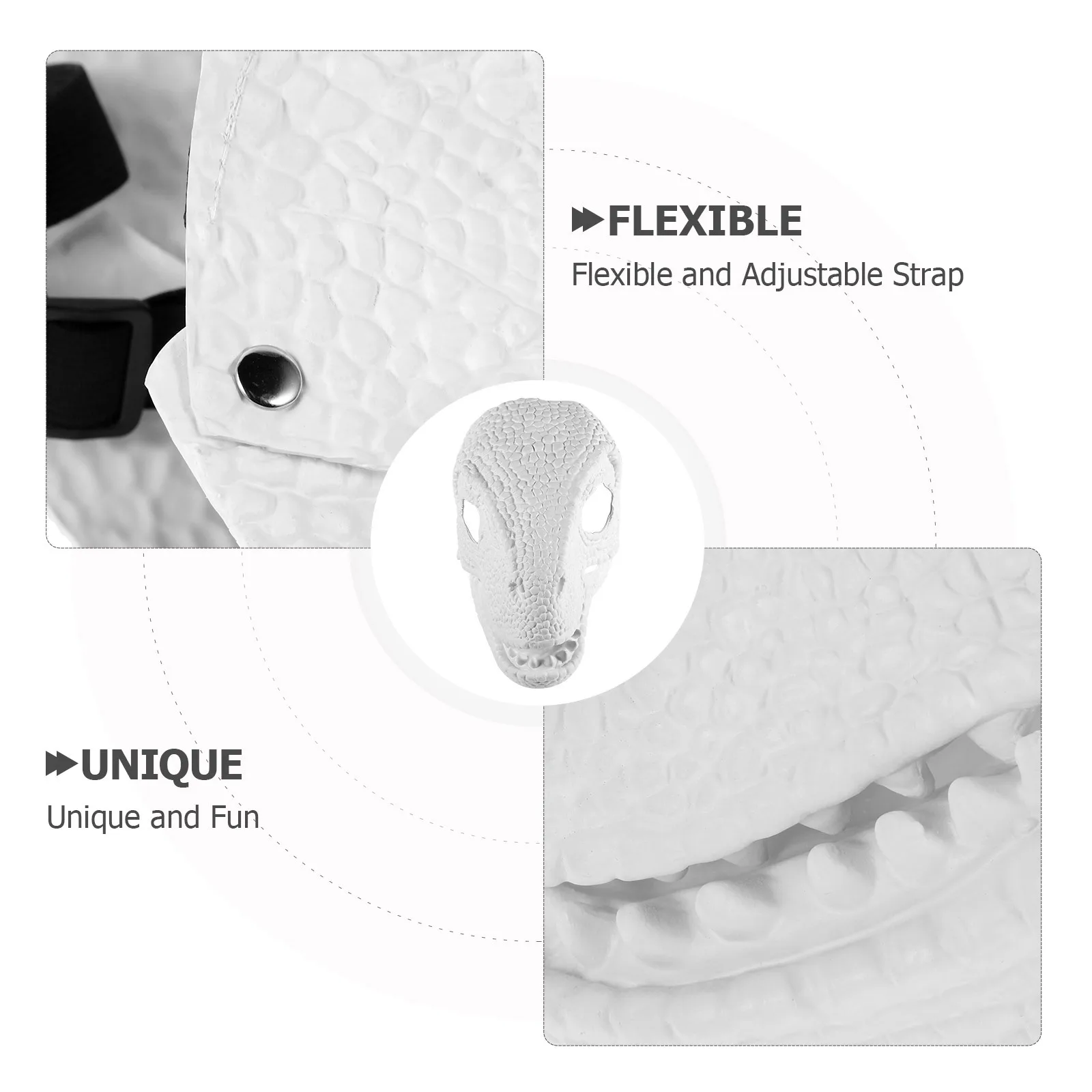 หน้ากากไดโนเสาร์ขยับขากรรไกรได้ สมจริง ครอบคลุมทั้งใบหน้า สำหรับงานฮาโลวีน คอสเพลย์ ปาร์ตี้ ของเล่นสนุกๆ หน้ากากสัตว์ หน้ากากปาร์ตี้