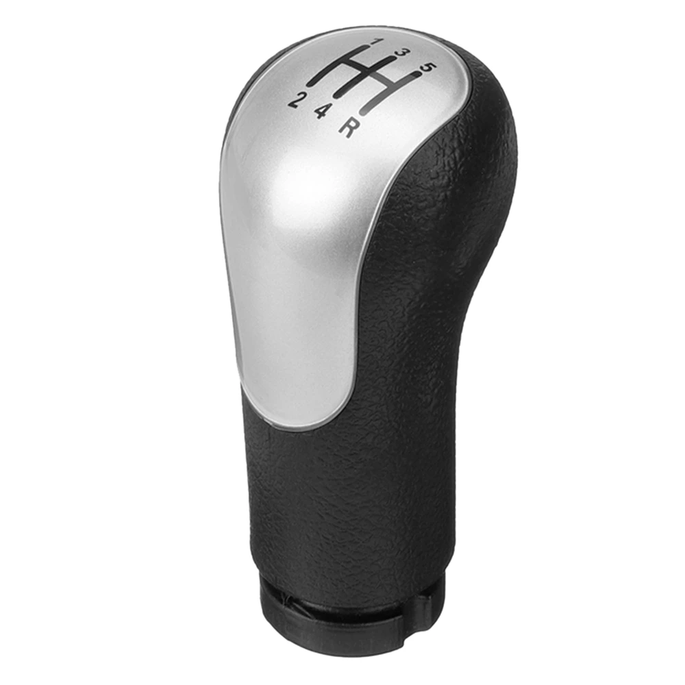 Silver 5 Speed MT Gear Stick Shift Knob for Ford Fiesta/Fusion/Transit Connect 2002+ 2S6R7217AC 1151765