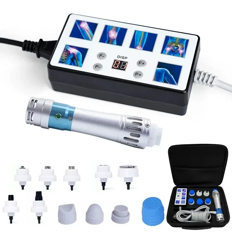 Portable Shockwave Therapy Machine Physiotherapy Shock Waves Vibrator-Massagers Muscle Machine Health Body Massager Pain Relief