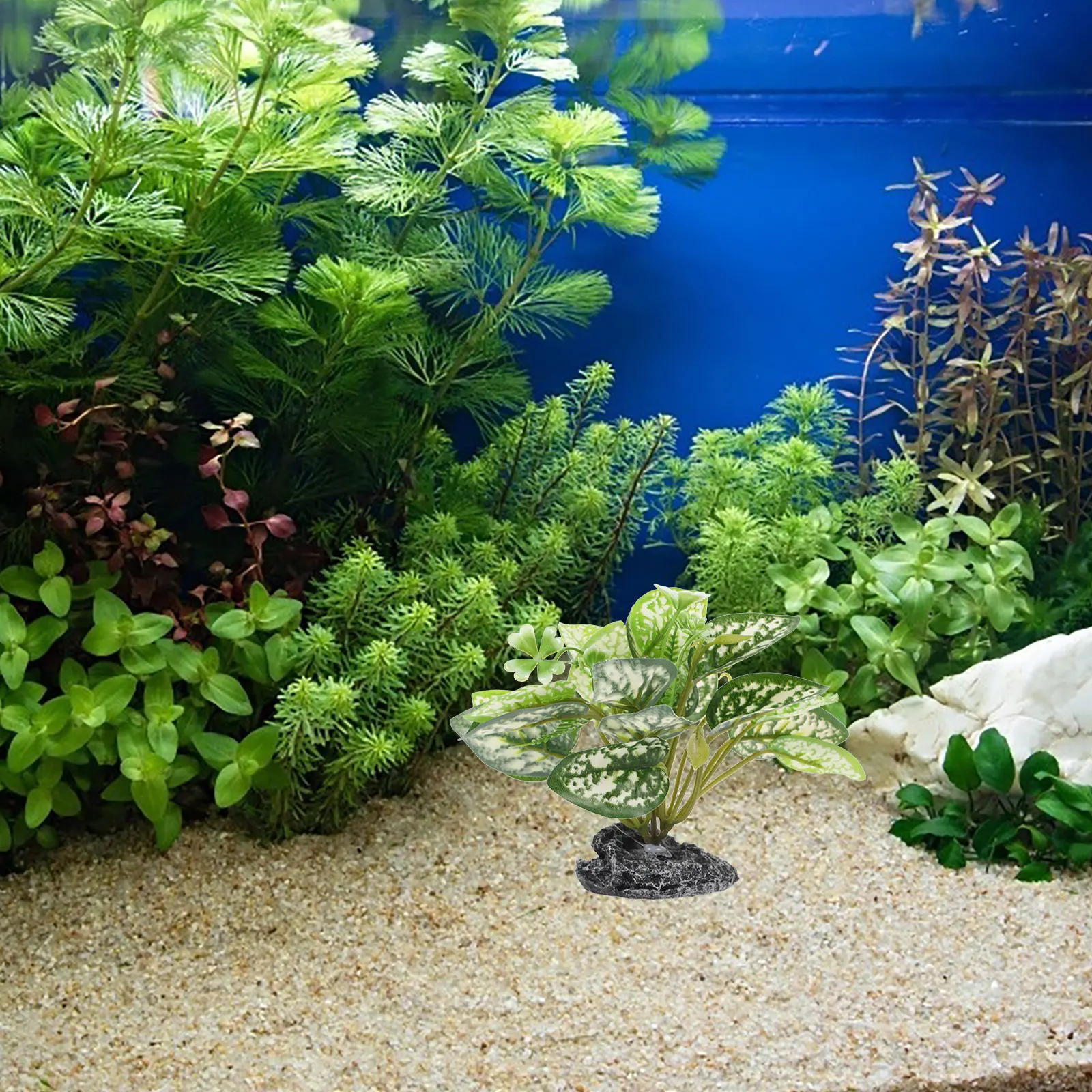 

Artificial Aquarium Plants Fake Water Grass Decorative Fish Tank Ornaments Realistic Aquatic Plant Simulation for Home