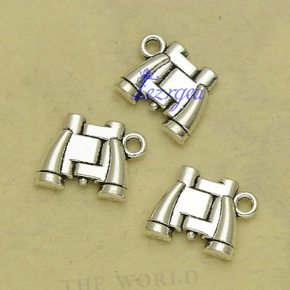 10pcs/lots Travel Camping Charms Spyglass Castle Compass Ferris Wheel Camera Balloon Journey Pendants For Diy Jewelry Making