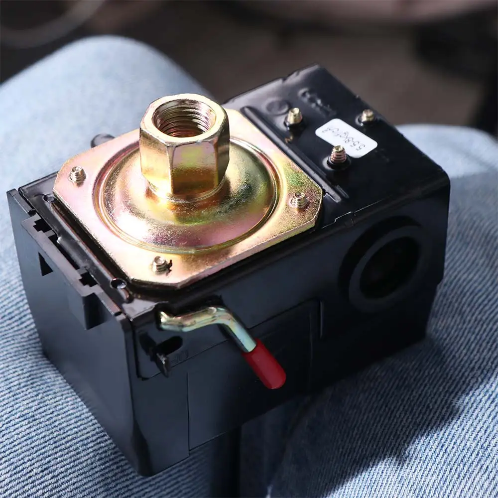 

Ручка-переключатель давления 90-120 фунтов на квадратный дюйм, 220 В, 1 порта, горизонтальный регулирующий клапан, сверхмощный регулятор давления воздуха 5-8 бар