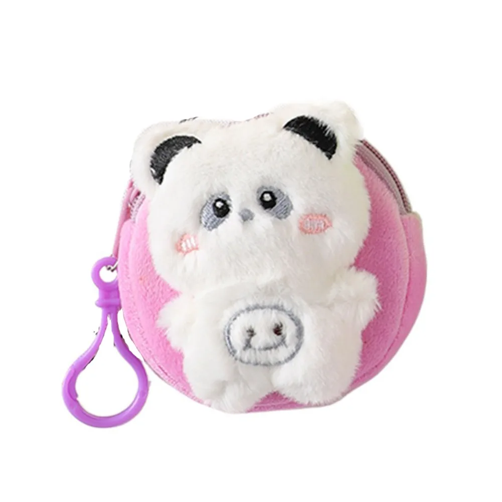 Headphone Bag Frog Plush Coin Purse Bear Rabbit Animal Coin Purse Plush Cute Cartoon Zero Wallet Women Girls