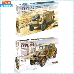 Meng Germany Pkw K1 Type 82 Military Vehicle 1/35 Assemble Figure VS-015/016 Model Assembly Collectible Children Birthday Gift