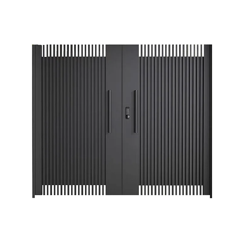 &*Factory Direct Modern Steel Villa Gate Finished Surface Anti-Theft Design Push Pull Opening Method Garden Backyard Main Gates