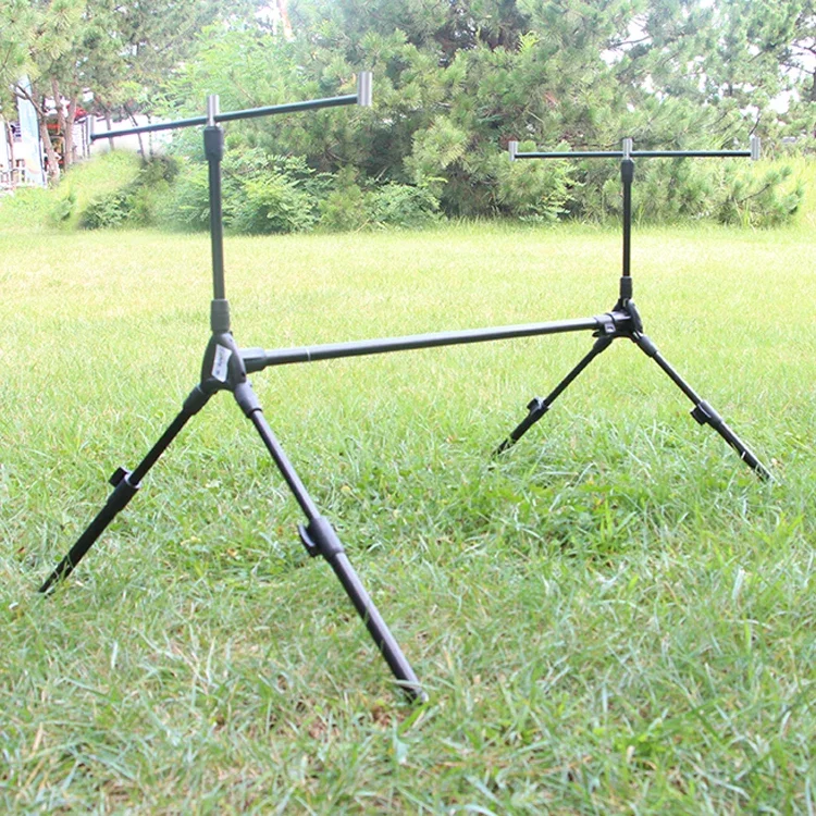 

In Stock Adjustable 3 Rod Pod Aluminium Carp Fishing Rod Pod 12Ft