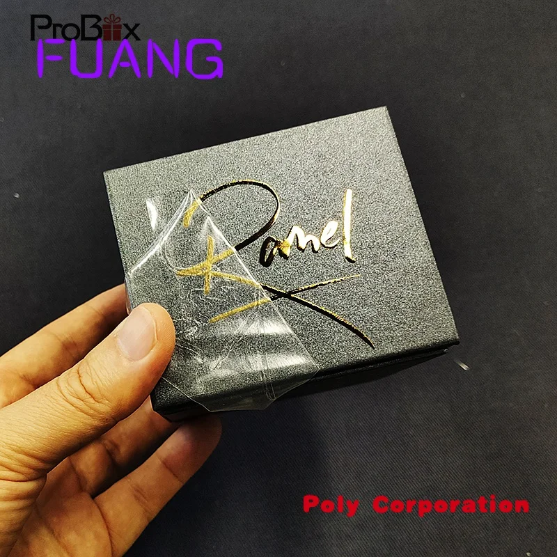 Custom  custom hologram printing dropper perfume ring logo paper label stickers for packaging boxes bottle