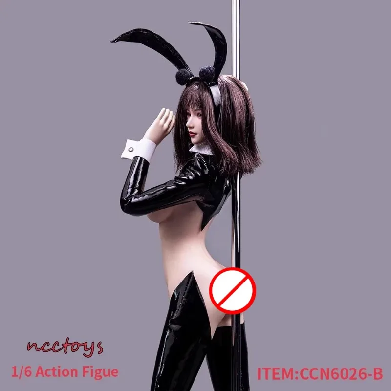 【2025 ไตรมาสที่ 1】CCN6026 ชุดบอดี้สูทแนบเนื้อแบบเซ็กซี่สไตล์สาวกระต่าย ขนาด 1/6 สำหรับฟิกเกอร์แอคชั่น TBL ขนาด 12 นิ้ว