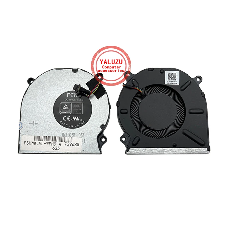 Laptop CPU Cooling Fan For HuaWei KLVL WFH9/WDH9/WFE9 KLVD WFH9/WDH9/WDH9Q/WFE9 HKD W76/W56 WRTB WFH9L/WAH9L/WFE9L EMD W56/W58