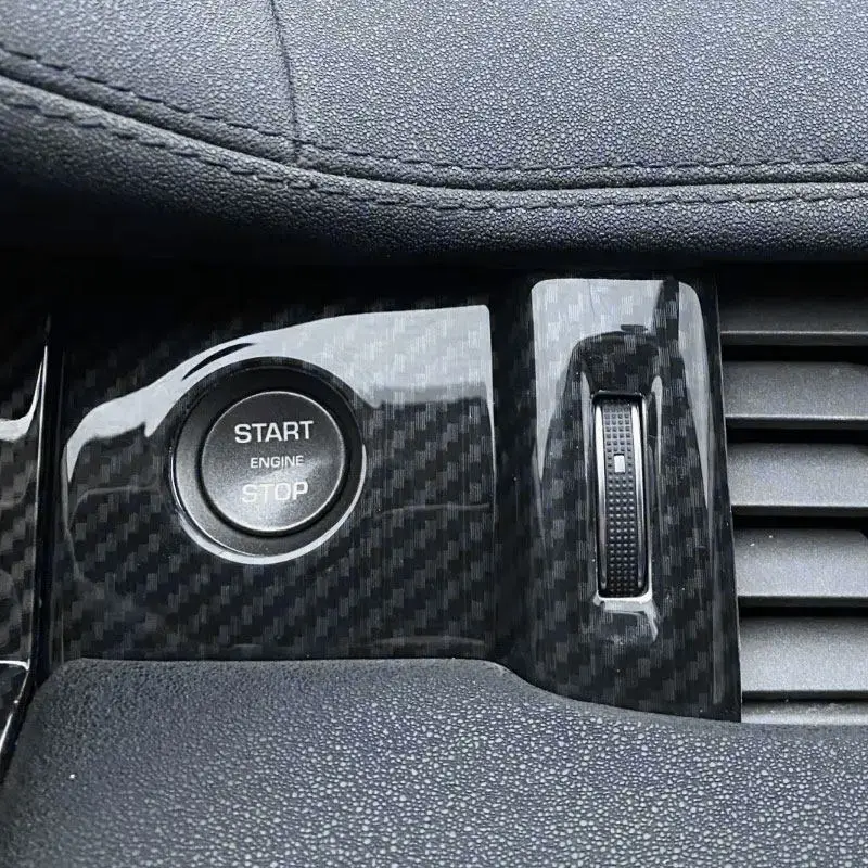 

Car ABS Interior Accessories Dashboard Panel Bezel Trim For Land Rover Range Rover Evoque 2012 2013 2014-2018 LHD/RHD 5pcs