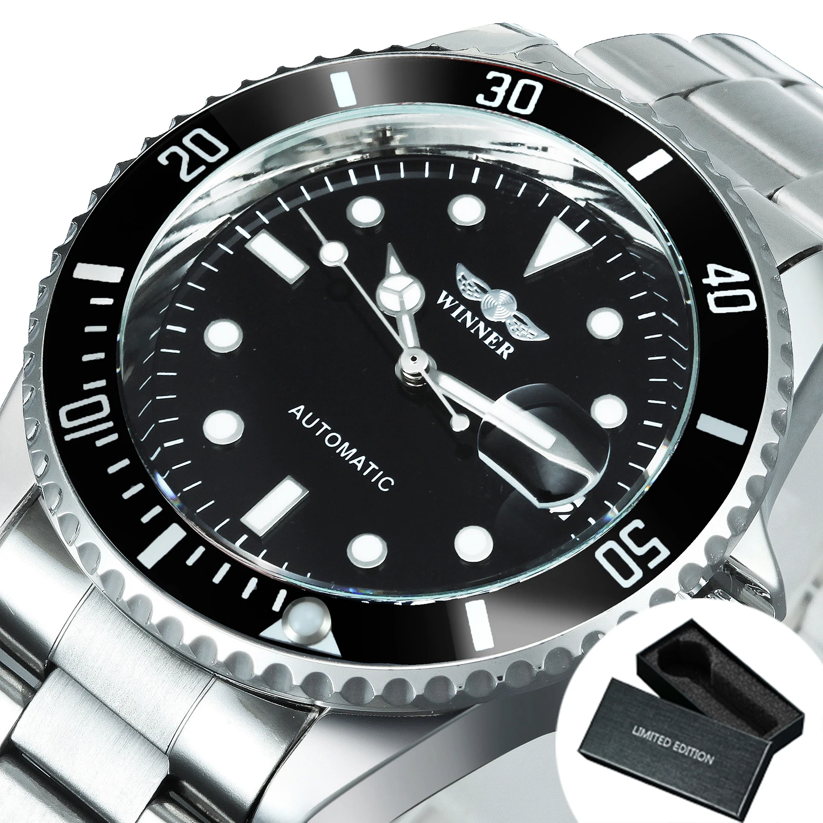 Men's Classic Mechanical Watch, Luxury Brand Design